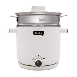 휴대용 전기 냄비,50.72 fl oz, 흰색