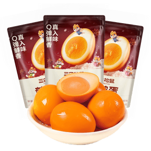 Salt-baked quail eggs 100g*3 bags Small packaged braised eggs ready-to-eat cooked food Braised flavor snacks leisure food snacks night snacks