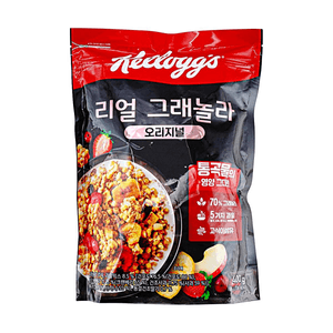 Real Granola Original With Mixed Dried Fruits, 14.11 oz【70% Granola, 5 Fruits】
