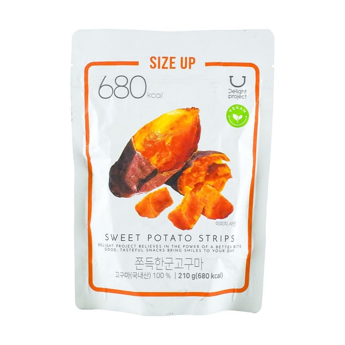 韩国 DELIGHT PROJECT 烤红薯干 210g【OliveYoung必买  低卡饱腹零食】