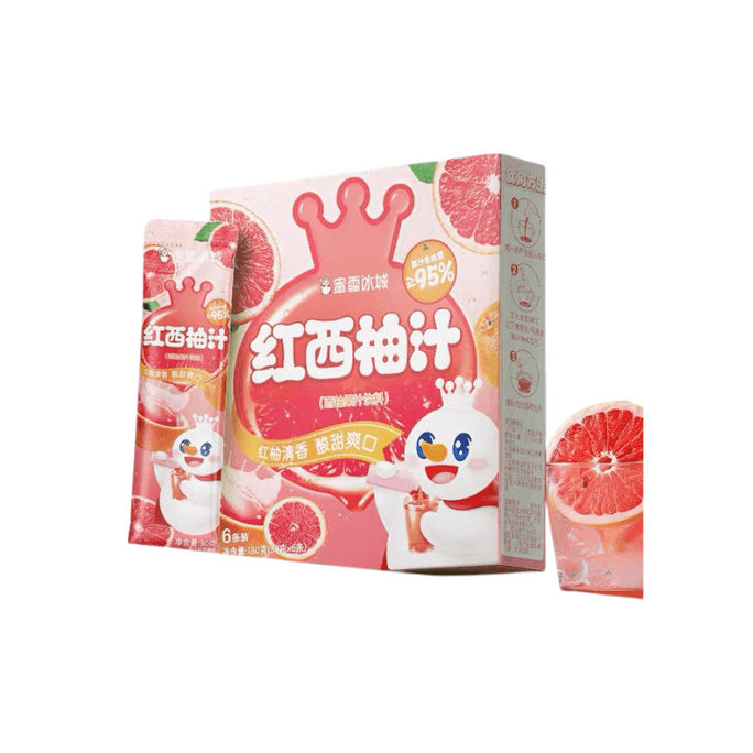 Mixue Bingcheng Red Grapefruit Juice (180g)