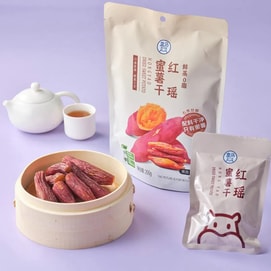 盒馬 鮮蒸紅瑤蜜薯乾 紅薯乾 200g【配料乾淨0脂0添加】【軟綿甘甜】【健康粗糧飽腹代餐】