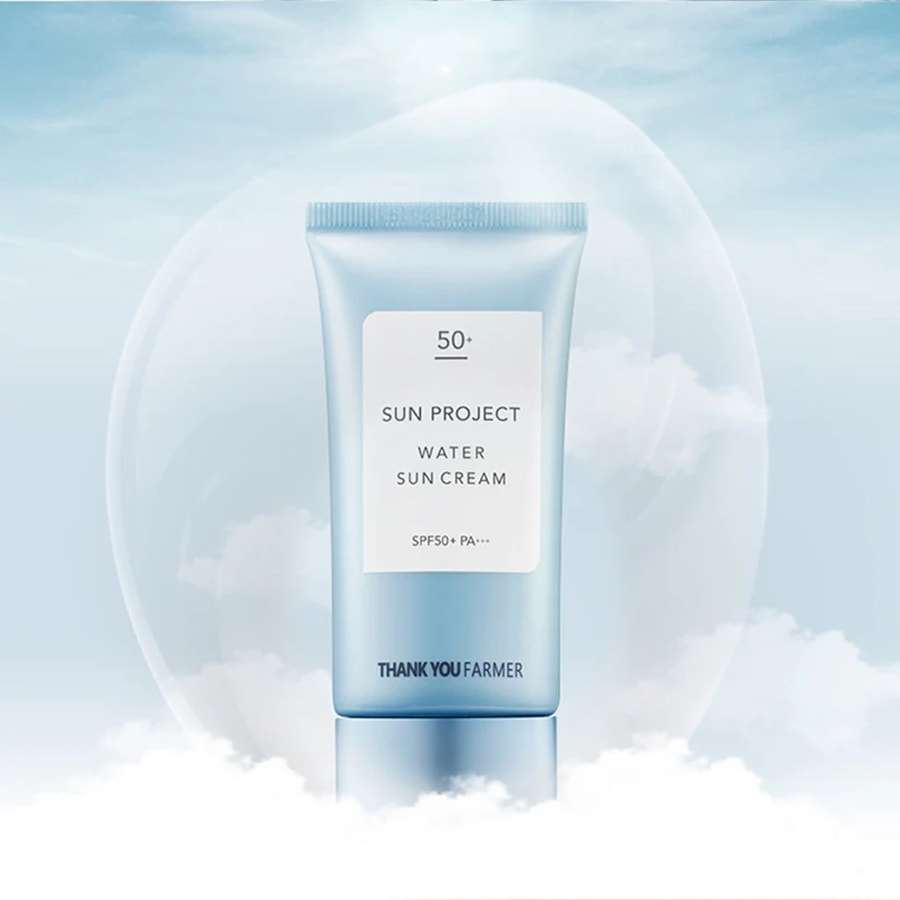 韓國 Thank You Farmer 水潤防曬霜50ml SPF50+ PA+++ 輕盈上臉清爽不黏膩