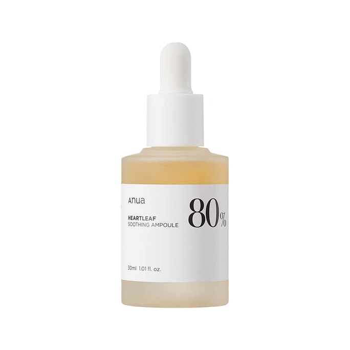 韓國 ANUA's Heartleaf 80 舒緩安瓿 30ml