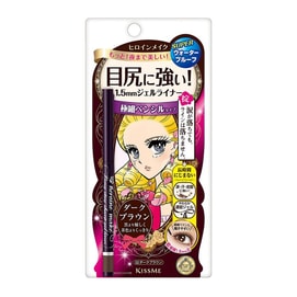 Kiss Me Heroine Make Long-stay Sharp Gel Liner Eyeliner - 02 Dark Brown