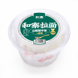 A1 中國 與寨 拉麵山椒肥牛鹵蛋速食 257g