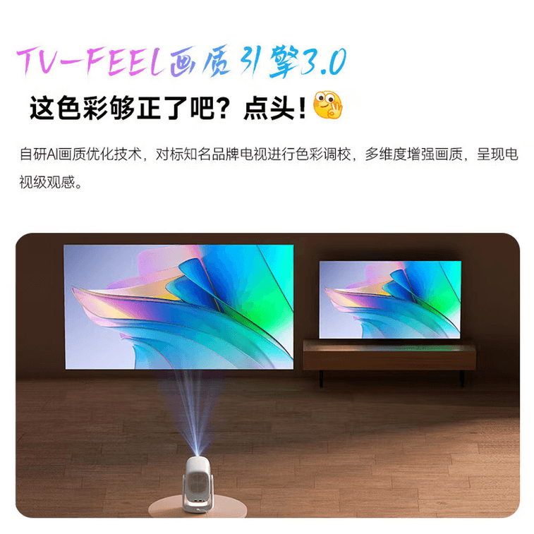 OBE C3Air High Brightness Home HD Projector 1080P 4K 3