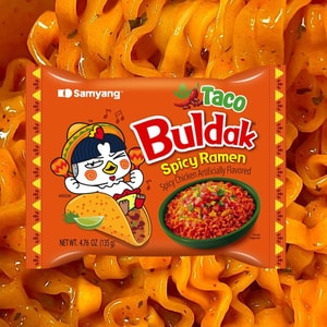 韩国SAMYANG三养 BULDAK 火鸡面 拉面泡面 塔可味 5包 675g【强势新口味】