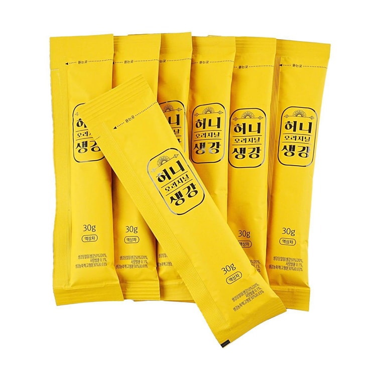 Honey Original Ginger Tea sticks 1.06 oz x 7 sticks 10