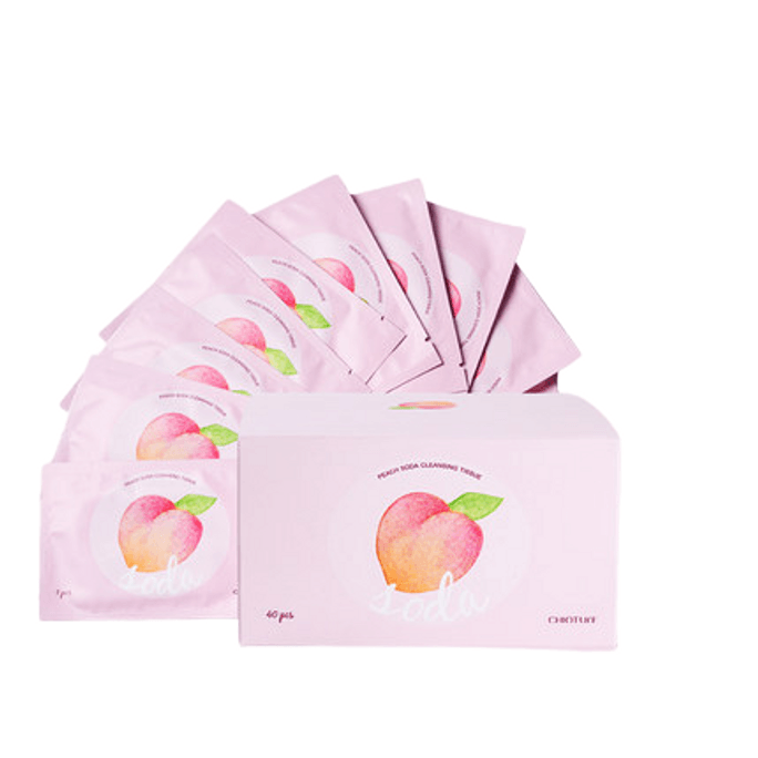 Peach Cleansing Wipes 40 Pieces