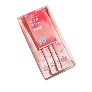 【中国直邮】 BOP Oral Care BOP漱口水益生菌便携留香    元气白桃20条