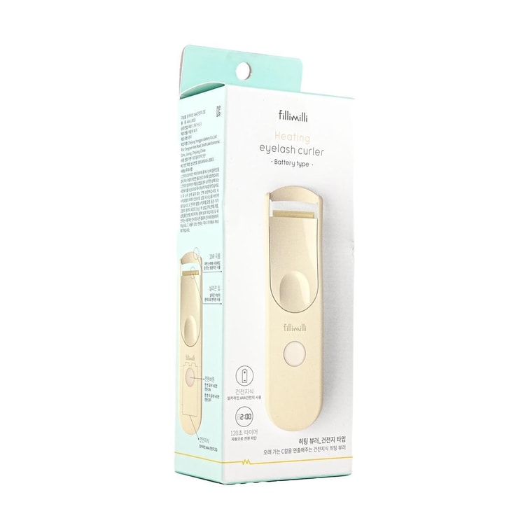 韓國Fillimilli 懶人便攜加熱電燙睫毛夾 電池型 30s速熱 夾燙一體 持久捲翹 防燙 手殘黨太陽花【趙露思薑妍同款】 7
