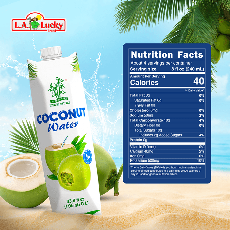 Coconut Water 33.8 fl oz Natural Hydration Drink 3