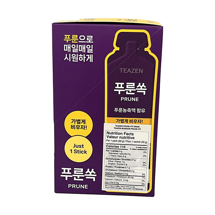 Bâtonnets Boisson Prune Fit 12.35oz Soutien Digestif Rafraîchissant