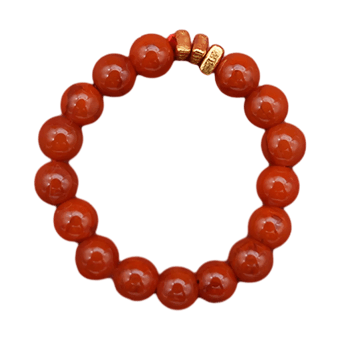 灵隐祈福 南红玛瑙戒指 招财好运戒指 新年开运好运随身礼饰 纳财戒指