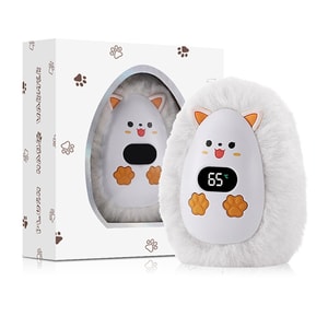 【中國直郵】 HSPM 2025新款毛絨暖手寶女生暖寶寶便攜口袋usb生日禮物學生可愛 白狐暖手寶 1個