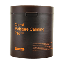 韩国MEDIHEAL美迪惠尔 胡萝卜水润舒缓棉片 60片装 水雾沁润 快速补水 舒缓镇定 泛红敏感肌专研