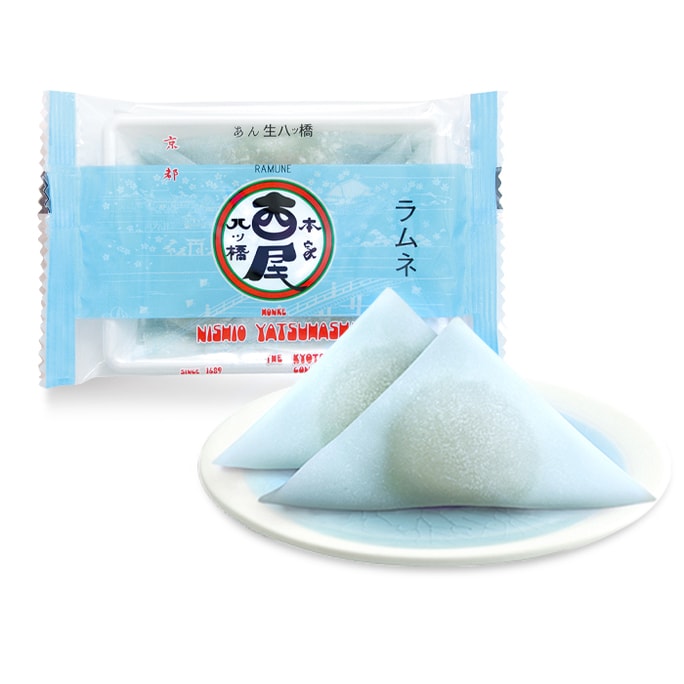 【日本直邮】 日本 本家西尾八桥 夏季限定 生八桥 波子汽水味 5枚 赏味期7天