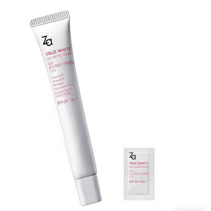 SNH48이 추천하는 지루이는 화이트닝 선스크린 메이크업 베이스, 프라이머, BB 크림의 3in1 제품입니다 (소프트 화이트 35g + 메이크업 베이스 시트 1.5g). 자연스럽게 피부를 밝혀주고, 잡티를 커버하며, 피부톤을 균일하게 하고, 모공을 최소화해줍니다. 학생들에게 필수템!