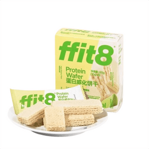 【中國直郵】 ffit8 檸檬口味蛋白質威化餅乾60g零食健康零食休閒健康下午茶