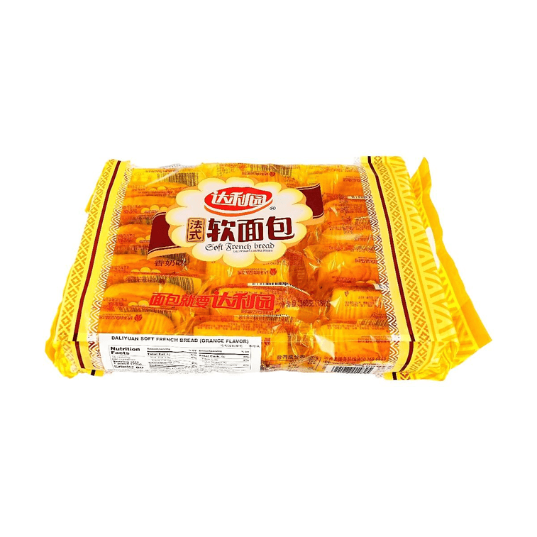 Soft French Bread 18 Pieces 12.69 oz+AD Calcium Milk Drink 4.22 fl oz*4 Packs【Breakfast Combo Pack】 6