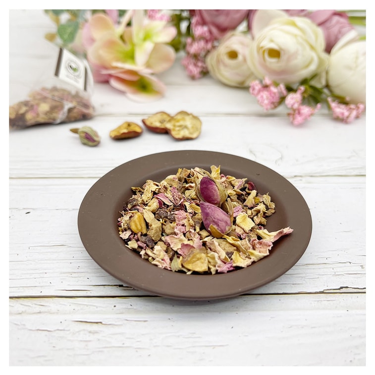 [台灣直郵]茶粒茶 山楂玫瑰洛神茶立體茶包 5g*8入 3