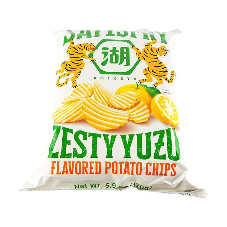 KOIKEYA Satisfy Zesty Yuzu Flavor Potato Chips, 5.9 oz - Yami.com
