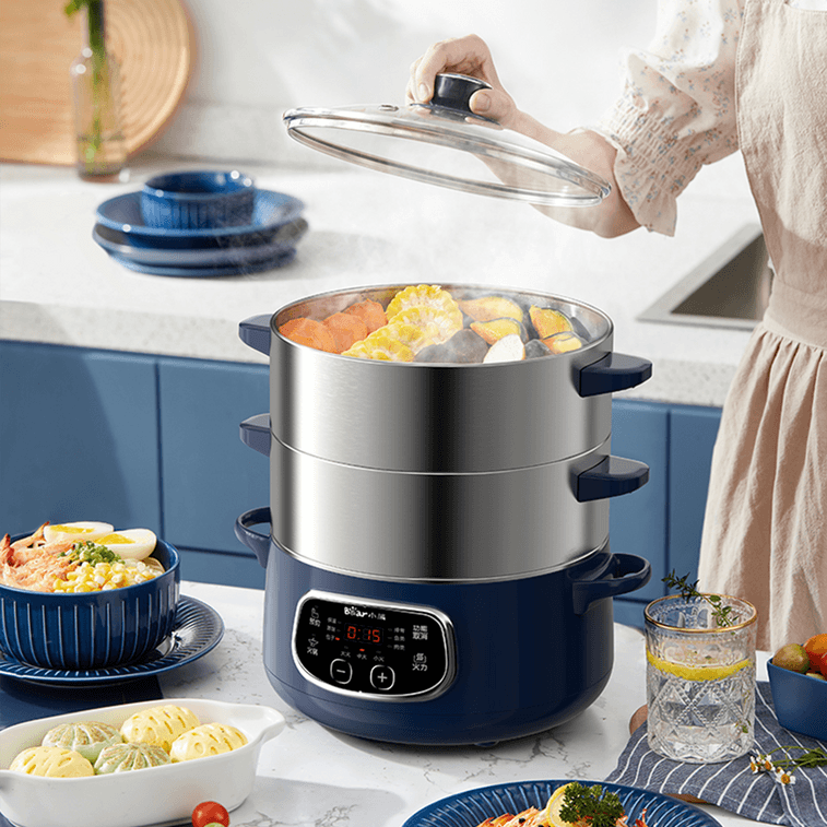 Cuisiseur vapeur électrique multifonction, 24 cm DZG-D80J4 4