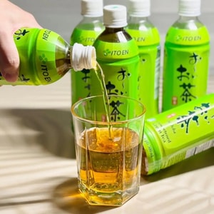 Oi Ocha Unsweetened Green Tea,16.9 fl oz [0 Sugar 0 Fat Low Calories][Itzy Yeji's Pick]【packing may vary】