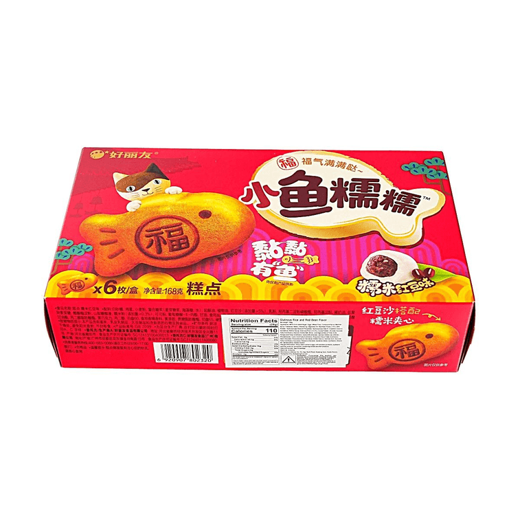 FishShape Cake Red Bean Flavor,6pieces 5.92 oz 4