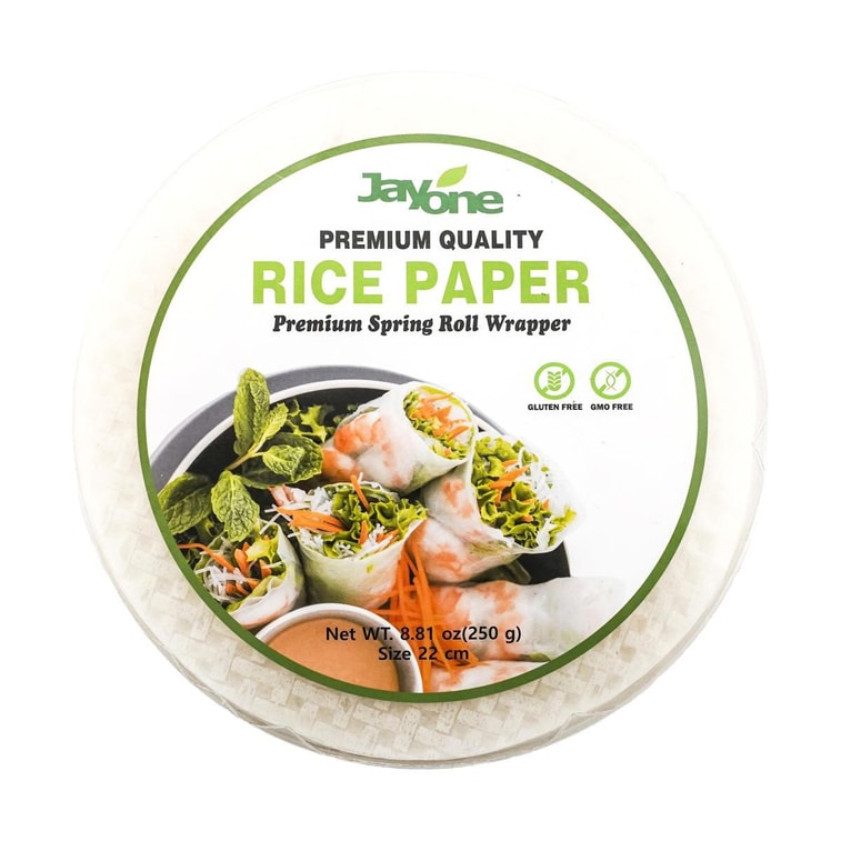Rice Paper - Premium Spring Roll Wrapper, 8.7 in, 8.81 oz【Gluten Free, GMO Free】 4
