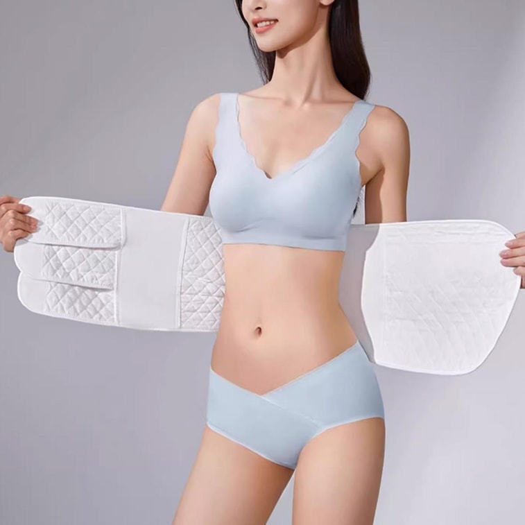 Enhanced Gauze Abdominal Binder - Basic Style, Total Length 102cm, Width 22cm, XL, 1 Piece 4