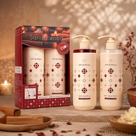 日本OFF&RELAX SPA洗护套装 檀香麝香限定 滋养修护 460ml+460ml