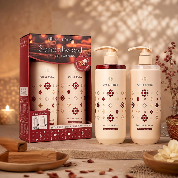 ESPA SPA使用 シャンプー&コンディショナー セット OFF&RELAX SPAシャンプー＆コンディショナーセット サンダルウッド