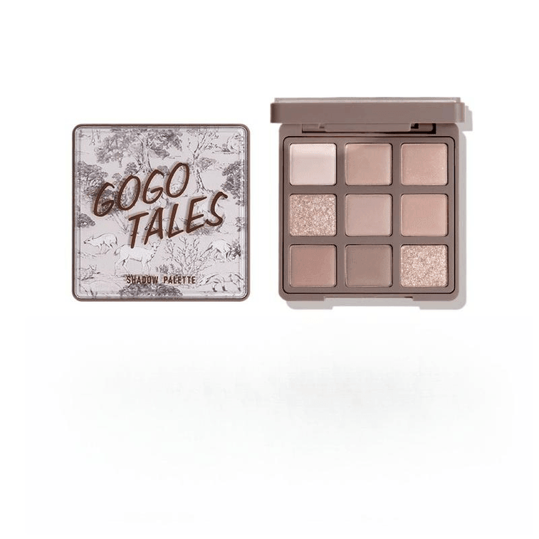 【中国直邮】 戈戈舞 九色眼影盘G04#千金粉棕盘 14.4g*1盒