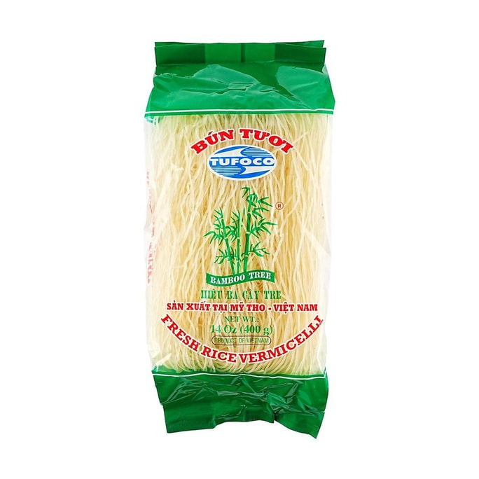 Bun Tuoi  - Fresh Rice Vermicelli , 14 oz 【Gluten Free】【No GMO】