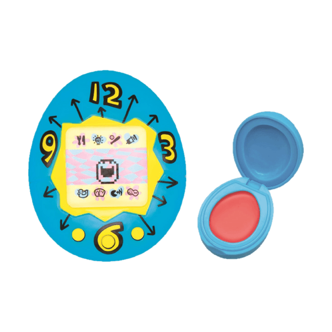 日本TAMAGOTCHI拓麻歌子 電子寵物模型裝唇頰膏 腮紅唇膏二合一 1.5g #玫瑰粉【萬代聯名限定】