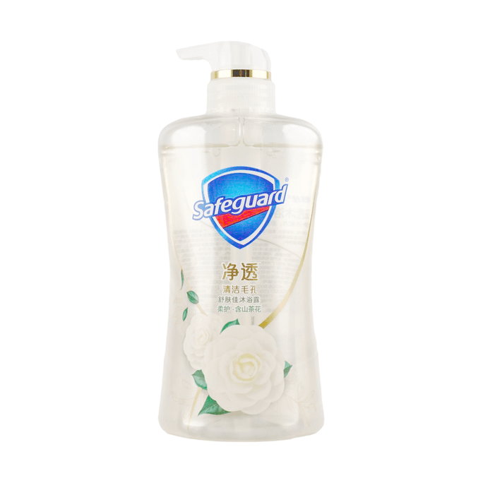 Foam Clear Fruit Acid Shower Gel, Camellia Scent, 570g