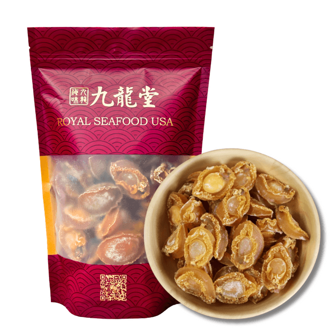 九龍堂 野生南美小鲍鱼 450g 一磅装 36-40头 鲜甜干鲍 红烧煲汤