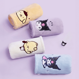 三利 三丽鸥联名系列 珊瑚绒干发巾干发帽 超强吸水速干 #酷洛米 25*65cm