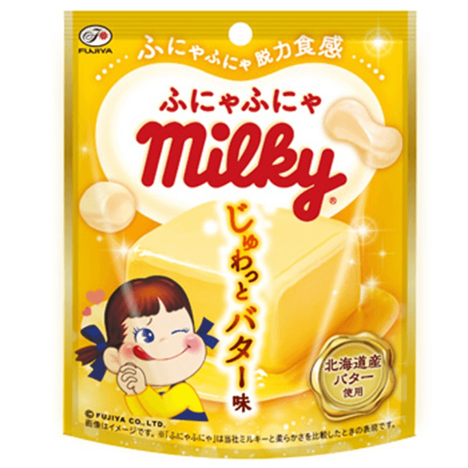 FUJIYA milky creamy candy 36g