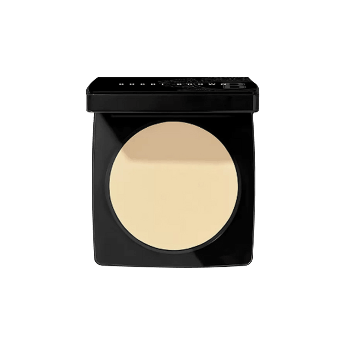 Sheer Finish Pressed Powder 9g #1 pale Yellow | Oil-Absorbing, Mattifying Setting Powder for All-Day Shine Control