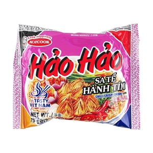  Hao Hao Chili Cristy Onion Instant Noodles , 2.6 oz