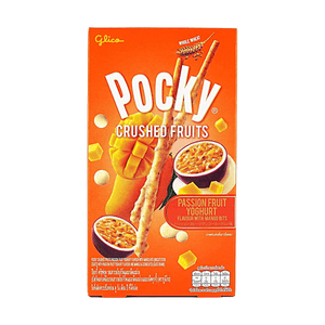 泰國GLICO格力高 POCKY百奇 全麥果粒系列 百香果優格口味塗層餅乾棒 38g