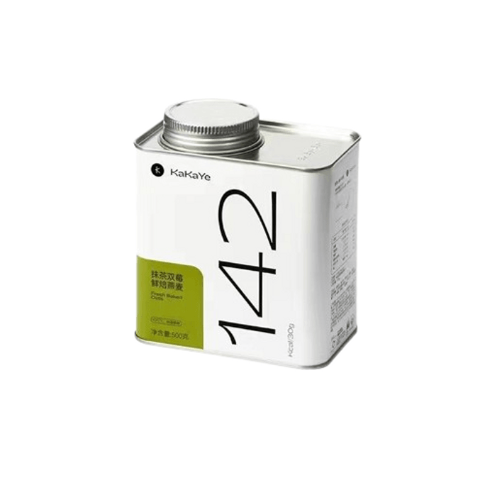 Baked Oatmeal Instant Drink Nutritious Breakfast Yogurt Plain Fruit Nut Matcha Double Berry Muesli 500g/can