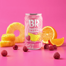 Br 레인보우 셔벗 스파클링 워터 과일향 11.83 fl oz *6개【6팩】【설탕 0칼로리 0지방】