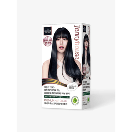 한국 JENNY HOUSE 1FK 가짜 검은색 프리미엄 염색약 120g