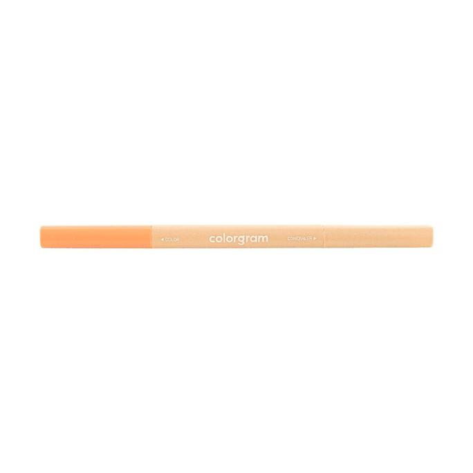 オールインワン エギョサルメーカー 両面アイライナーアイシャドウペンシル 0.007 oz #04 Peach【ウォームトーン アンダーアイコントゥア】