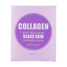 Deep Collagen Glass Skin Overnight Mask, 4pcs