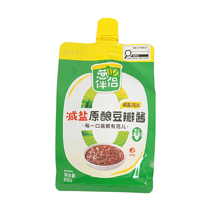 葱伴侣 减盐原酿豆瓣酱 450g